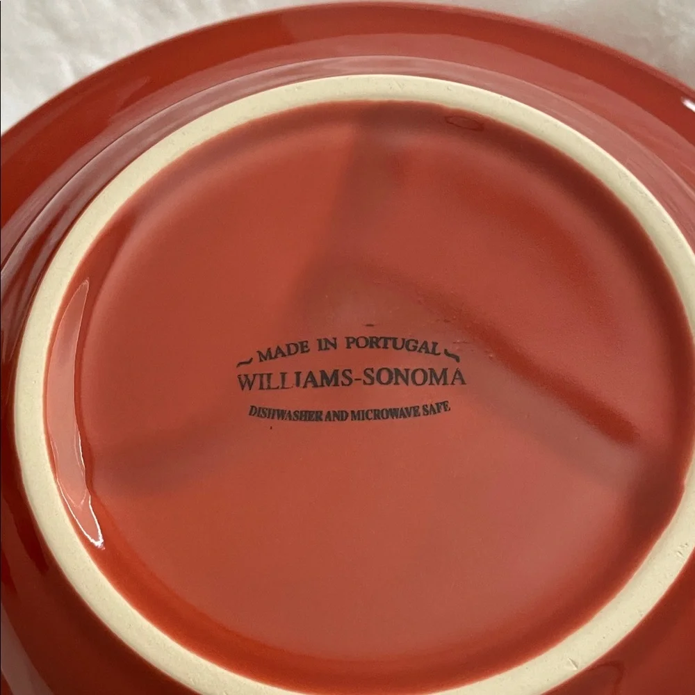 Williams Sonoma Terracotta Dinnerware Set pasta soup bowls